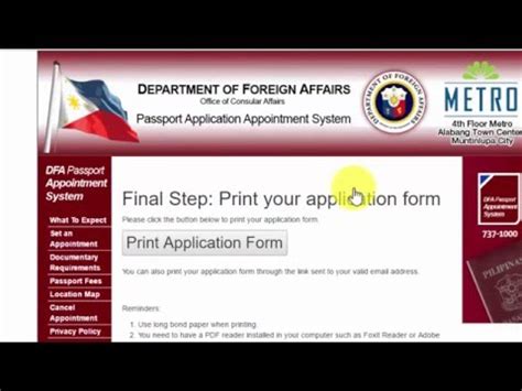 dfa gensan appointment